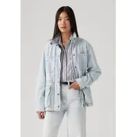 Levi's Karlie Utility Jacket Desert Recharge Maat: S | Spijkerjassen Outlet | Dames | Blauw