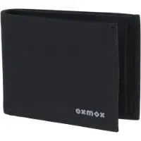 OXMOX portemonnee New Cryptan RFID Protect Pocketbörse Pure 2.0 Print Grey Black zwart