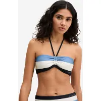 Marc o'polo Bikinitop ' Summer Stripes ' blauw / lichtblauw / wit