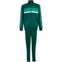 Adidas Sportswear junior trainingspak - groen Jongens/Meisjes Polyester Opstaande kraag - maat 164