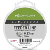 Korum Limitless Leeder Line 300m - Maat : 0.26mm - 8lb - 3.6kg