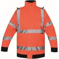 Korntex Premium Hi-Vis Rain-Jacket Tampere KX804 - Signal Orange - XL
