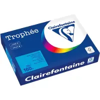 Clairefontaine Caribbean blauw A4 Gekleurd papier 210 grams (250 vel)