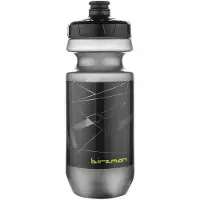 Birzman Waterfles 550 ml - groot volume mondstuk - zwart