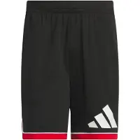 Adidas Sportbroek 'Badge Of Sport' vuurrood / zwart / wit