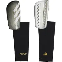 Adidas F50 League Scheenbeschermers Zilvergrijs Wit Goud Zwart