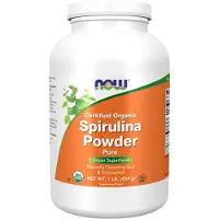 Now , Gecertificeerd Organische Spirulina Poeder, 1 lb (454 g)