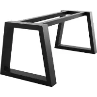 MetaloPro Tafelonderstel Nemesis Extreme - Robuuste, Trapezvormige Stalen Tafelpoten Voor Eettafel & Bureau In Moderne Industriële Stijl - 160x80x72cm