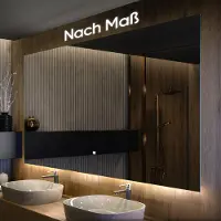 Artforma Spiegels voor de badkamer met LED-verlichting, SMART, 190x90 cm | LED-kleur: Koel wit, 7000K | Schakelaar: Touch | SLED077