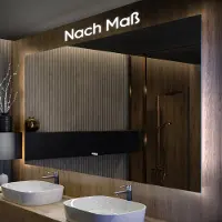 Artforma Spiegels voor de badkamer met LED-verlichting, SMART, 120x70 cm | LED-kleur: Koel wit, 7000K | Schakelaar: Touch | SLED077