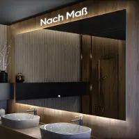 Artforma Spiegels voor de badkamer met LED-verlichting, SMART, 190x90 cm | LED-kleur: Koel wit, 7000K | Schakelaar: Touch | SLED001