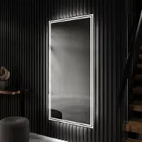 Artforma Badkamerspiegel met LED-verlichting, 90x110 cm | LED-kleur: Koel wit, 7000K | PIO057