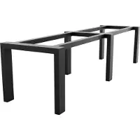 MetaloPro Tafelonderstel Etamin Extreme Long – Zwart Stalen Frame voor Grote Industriële Tafels – Robuust en Modern Onderstel voor Eet- en Werktafels 360x80x72cm