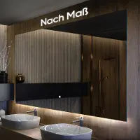 Artforma Spiegels voor de badkamer met LED-verlichting, SMART, 140x70 cm | LED-kleur: Koel wit, 7000K | Schakelaar: Touch | SLED001