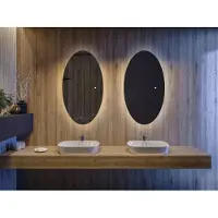 Artforma Decoratief spiegel met LED-verlichting, 60x70 cm | LED-kleur: Koel wit, 7000K | LUV001