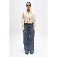 BENU Dames Korte Botergele Blazer