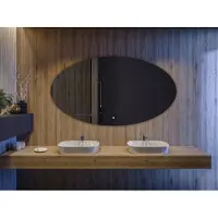 Artforma Decoratief spiegel met LED-verlichting, 150x70 cm | LED-kleur: Koel wit, 7000K | LUV001