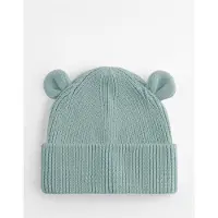 Beechfield Organic Baby Bear Beanie - Dusty Turquoise - 12-24 MTHS
