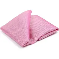 Suitable Zijde Pochet Roze -