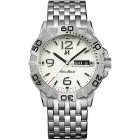 Jean Marcel Herren Armbanduhr Edelstahl Satiniert 22cm