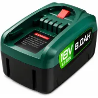 Vareonix PowerPlus accu 18V 8.0Ah, compatibel met Bosch Home & Garden PBA, PSB, PSR systemen – Li-Ion hoogwaardige accu met LED-indicator – Vervangende accu voor Gloria en andere merken.