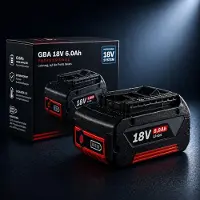 Vareonix 6.0Ah systeemaccu, 18V, compatibel met Bosch Professional – Li-Ion vervangingsaccu met LED-indicator en lange gebruiksduur