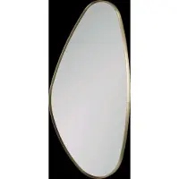 Balmani Auro organische toiletspiegel Brushed Champagne Gold 45 x 75 cm