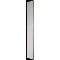 Balmani Auro rechthoekige toiletspiegel Brushed GunMetal 17 x 109 cm