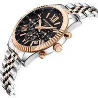 Anthony James Met de hand gemonteerd, limited edition tweekleurig Chrono Sports Automatic-horloge van - garantietermijn van 5 jaar