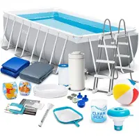 Intex Zwembad met frame, 400 x 200 x 100 cm, 17-in-1, 26788