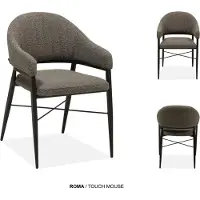 MX Sofa Eetkamer stoel Roma | kleur: Mouse