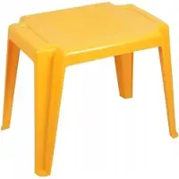 OER Kunststof tuintafel voor kinderen, geel, merk Lolek