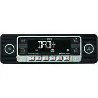 Dietz 1-Din Retro 301 DAB+/BT MP3 USB RDS Zwart