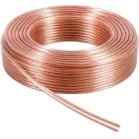 Goobay Luidspreker kabel, transparant, rol