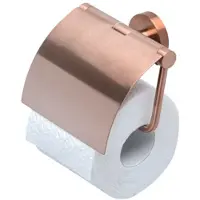 Geesa Nemox toiletrolhouder met klep koper
