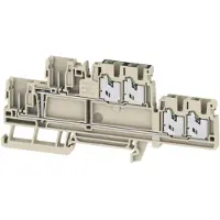 Weidmuller 3096160000 Steekklem Veerklem Beige 50 stuk(s)