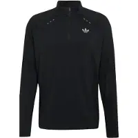 Adidas Shirt 'Trefoil Essentials' lichtgrijs / zwart