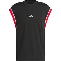 Adidas Functioneel shirt 'Basketball All-World' knalrood / zwart