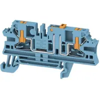 Weidmuller 2898670000 Scheidings- en meetserieklem Steekaansluiting Blauw 50 stuk(s)