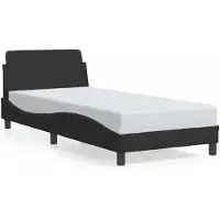 vidaXL Bedframe Dover zwart 90x190 cm fluweel