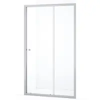 Maxaro Ruby Allure Douchedeur 120cm Chroom Helder Glas Schuifdeur | Douchedeur Schuifdeur | Schuifdeur Douche | Schuifwand douche