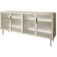 Lookway Glazen dressoir LINEA met LED-verlichting