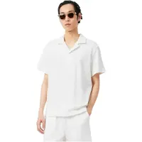 Lacoste poloshirt wit katoen normale fit