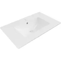 Mexen Atena ingebouwde wastafel 76 x 46 cm, wit - 25017500