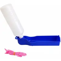 Nobleza Drinkfles Hond 750 ml - Waterfles Hond voor Onderweg - Met Drinkbak - Lekvrij - Draagbaar - Blauw