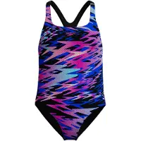 Speedo Hyperboom Allover Print Medalist Badpak Meisjes 152