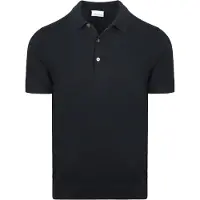 Profuomo Knitted Poloshirt Navy
