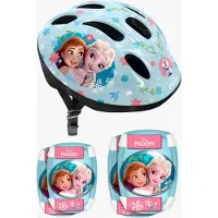 Disney Frozen Disney Kinderhelm Met Pads Frozen Meisjes Blauw 5-delig