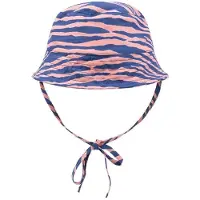 Swim Essentials - zonnehoedje - 0-8 jaar - oranje/blauw - Gestreept