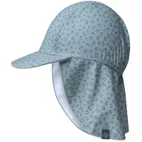 Swim Essentials - zonnehoedje - 0-4 jaar - UV kap - UV nekbescherming - Groen - Luipaardprint